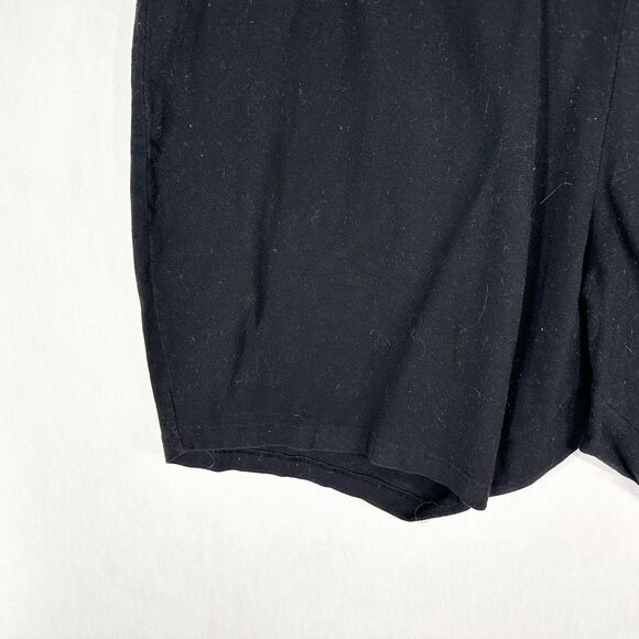 Roamans Plus Size 6X Shorts 42W 44W Black Pull‎ On Elastic Waist 10 Inch 1665 - Picture 3 of 9